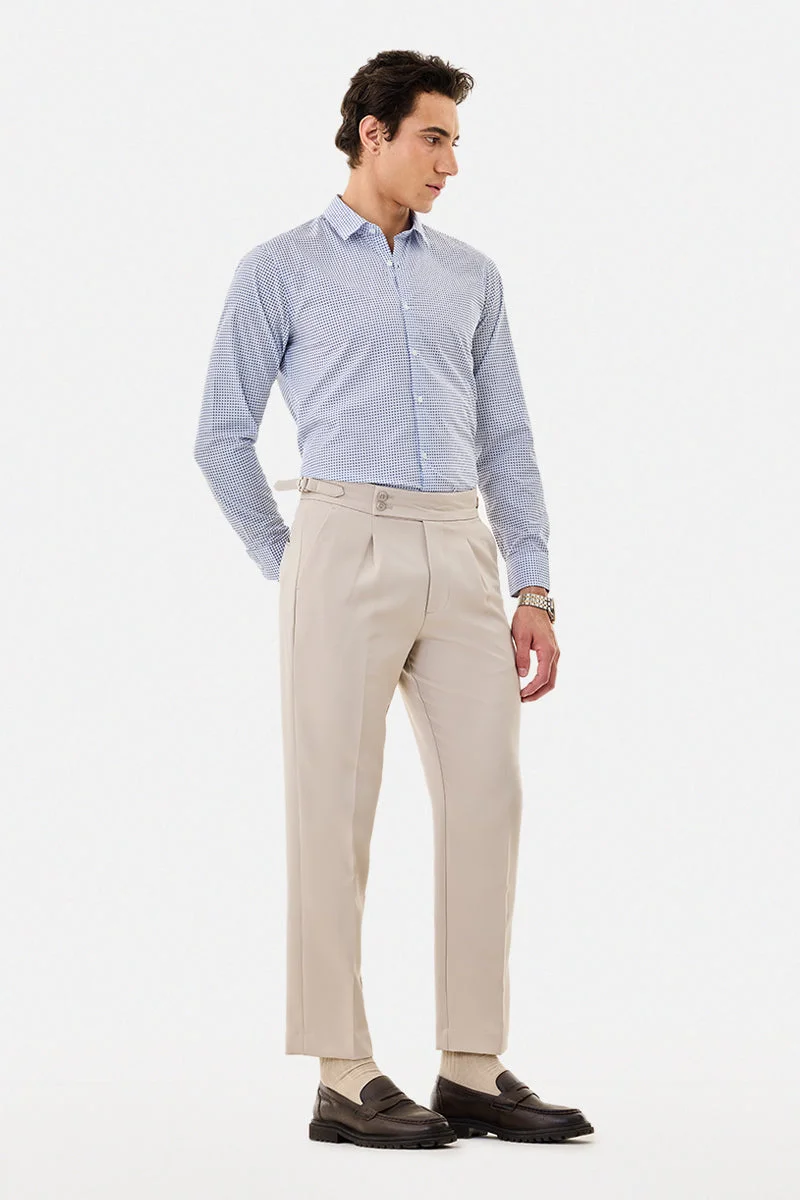 SNITCH Pleated Stretch Trousers